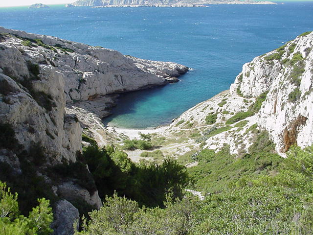Calanque de Podestat au Frioul